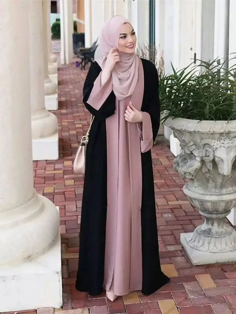 Muslim Abaya Luxury Splicing