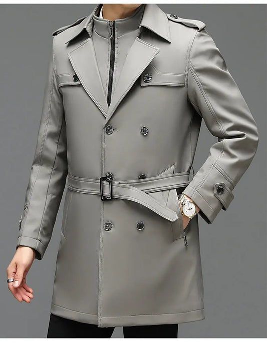 White Duck Down Jackets Thick Warm Parkas Long Overcoat