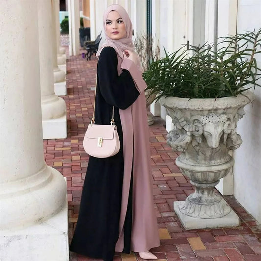 Muslim Abaya Luxury Splicing